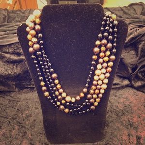 Extra Long Faux Pearl Necklace